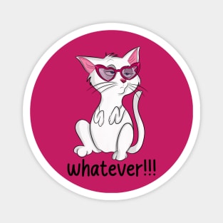 Whatever Attitude cat Magnet